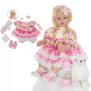 Кукла реборн силиконовая виниловая с большими конечностями, 60 см