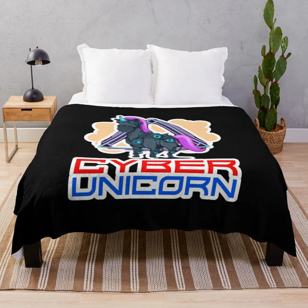 

Cyber Unicorn Super Soft Blanket Sublimation Covered Blanket Bedding Flannel for Children Adult Bedrooms Decor