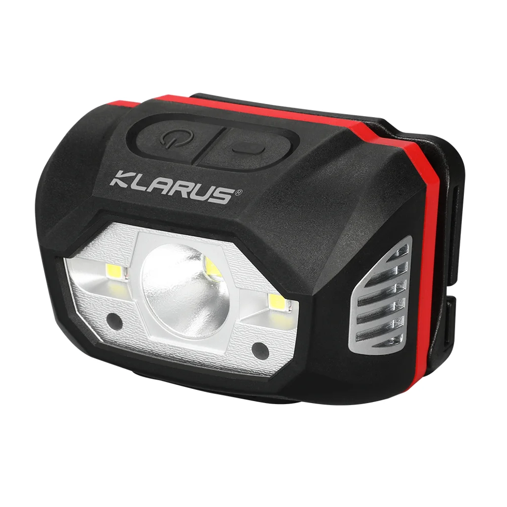 spesifikasi KLARUS HM1 Isi Ulang Lentera Headlamp CREE XPG-3 440LM 60 Derajat Penyesuaian Sudut Lampu Untuk Climbing Bersepeda