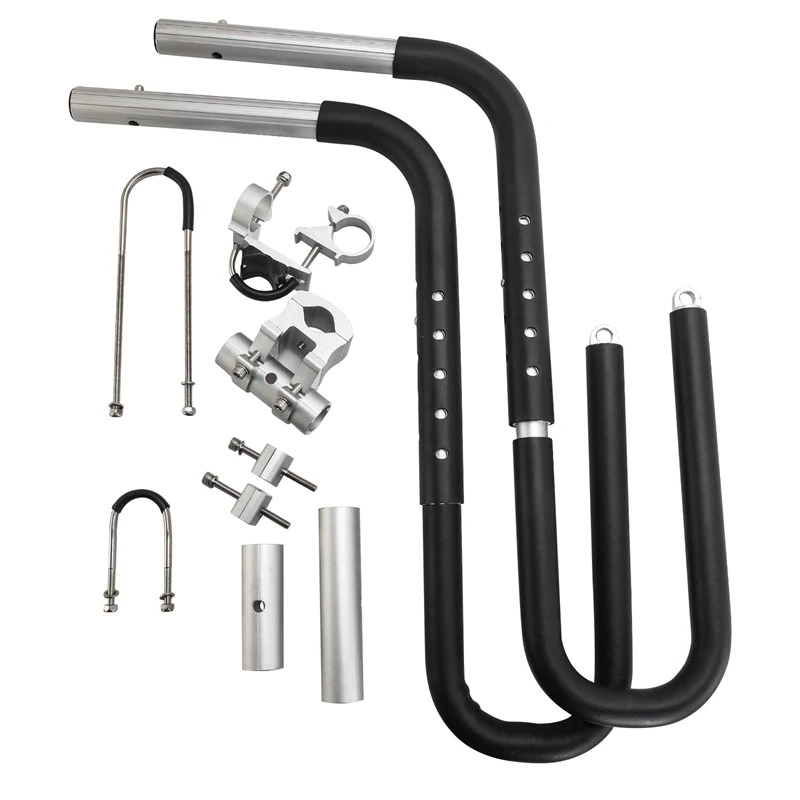 

Bicycle Surfing Carrier Surfboard Wakeboard Bike Rack Mount to Seat Posts Practical Surfboard Bike-Side Holder Riding