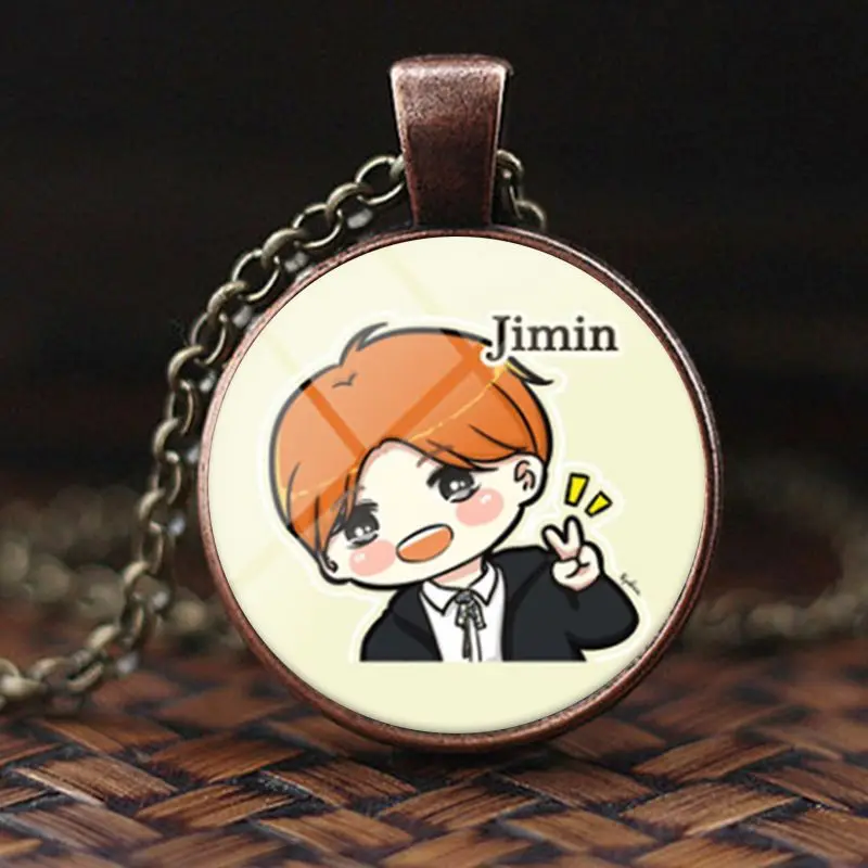Кулон Kpop Bangtan Boys Time ожерелье с драгоценными камнями милый модный небольшой