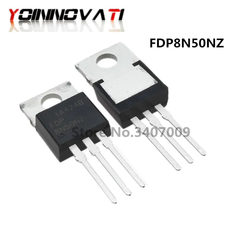 FDP8N50NZ 8N50NZ TO 220 N канал полевой эффект транзистор 500 В 8A 100% новый и