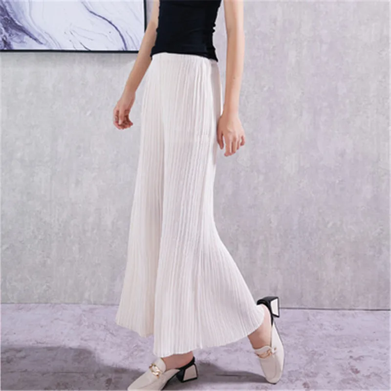 

Miyake fold life wide-leg pants women's summer 2021 new fashion urban casual high-waist loose-fitting straight-leg pants