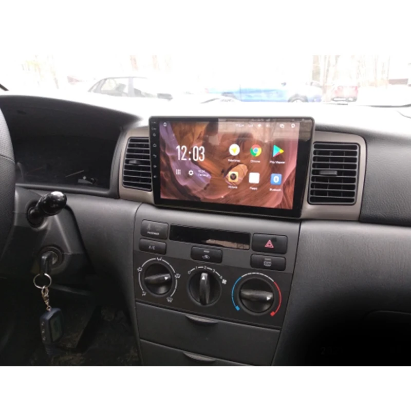 Автомагнитола 6 + 128G USB для Toyota Corolla E130 E120 2000- 2004 мультимедийный плеер навигация GPS
