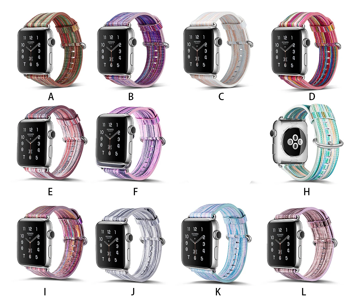 

Band for apple watch 6/se/5/4/3/2/1 38 40MM Floral Paragraph Leather Replacement Strap for Apple iWatch Series 6/se/5/4 42 44MM