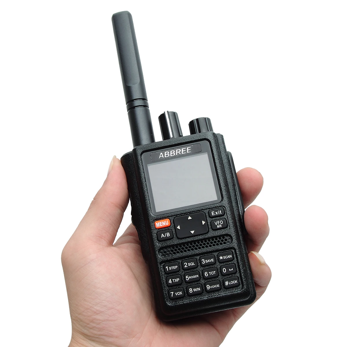 ABBREE Φ несколько полос рация с GPS высокой мощности 8 Вт CTCSS dcs Обнаружение цвета