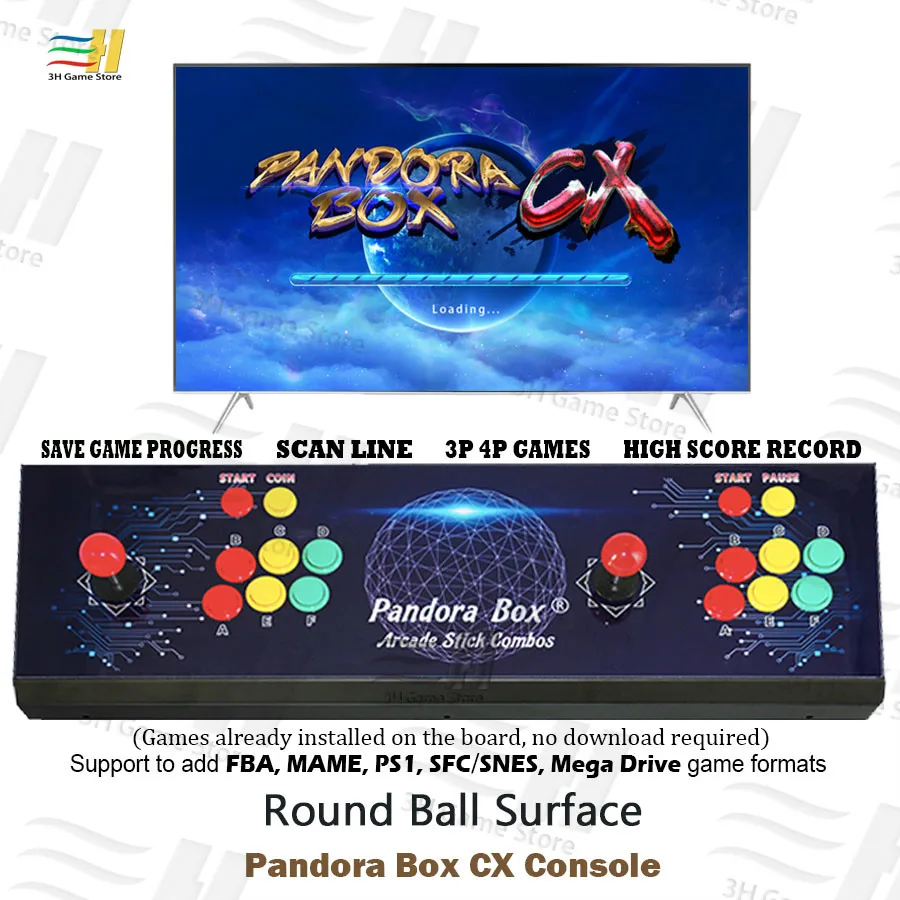 Новая игровая приставка Pandora box CX 2800 в 1 Игровая для игры может сохранять высокую