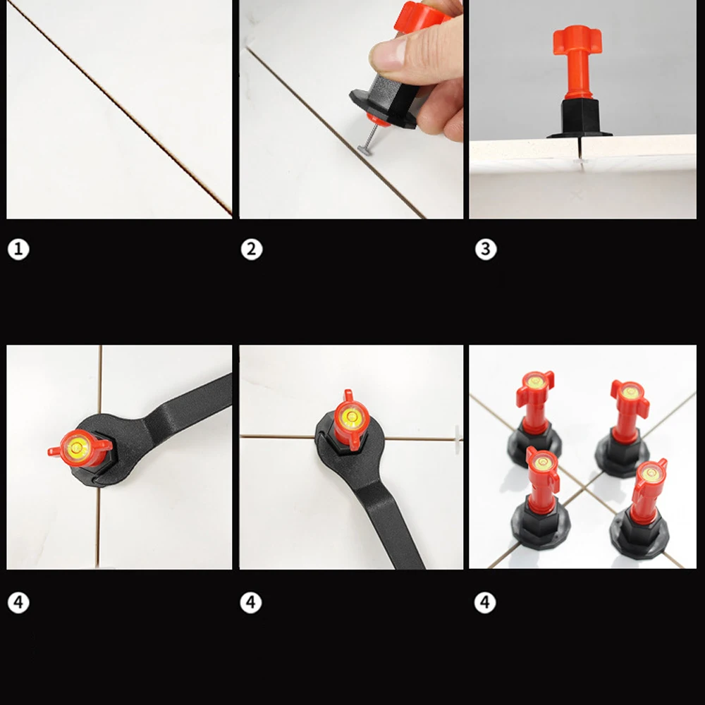 Мини-устройство для выравнивания стен и плитки со стальными иглами с 24