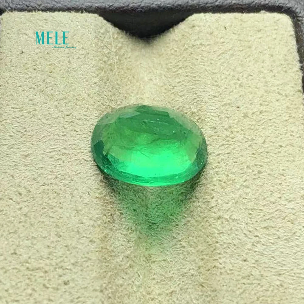 Натуральный изумруд 3.15ct эллипс 8 5*10 8*5 7 мм высокого класса пользовательское