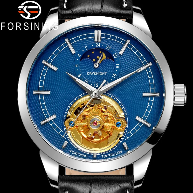Часы наручные FORSINING Мужские механические брендовые Роскошные водонепроницаемые