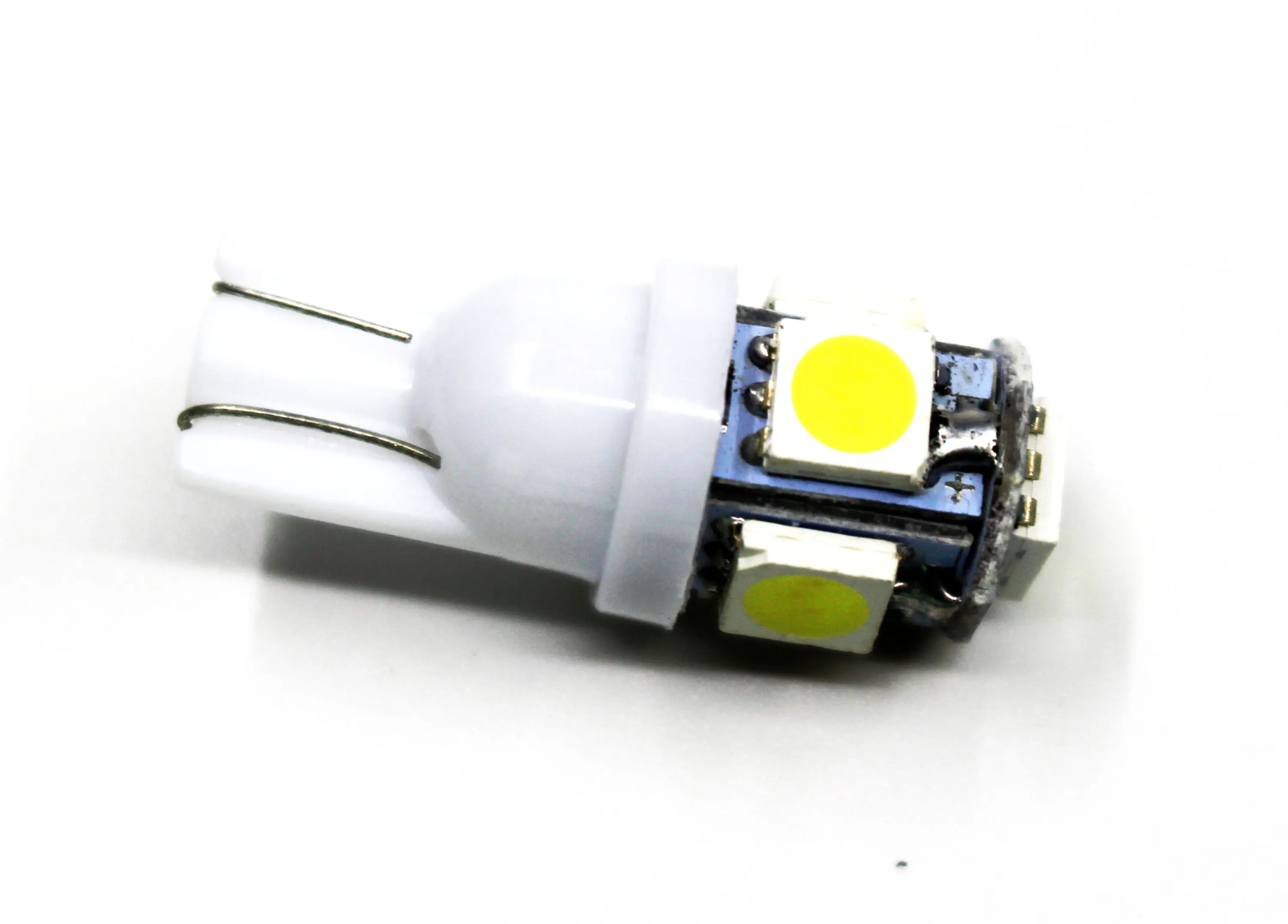 10 шт. Белый светодиодный автомобильный DC 12v светильник W5W T10 5050 194 168 Led парковочная