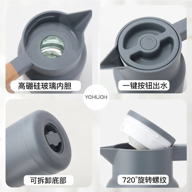 1000 мл бутылка для воды стеклянные контейнеры напитков жизнь личные полезные