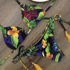 Топы 2021, сексуальный купальник, женский купальник, бикини пуш-ап, бразильский Женский комплект бикини, летняя пляжная одежда, женский купальный костюм с принтом