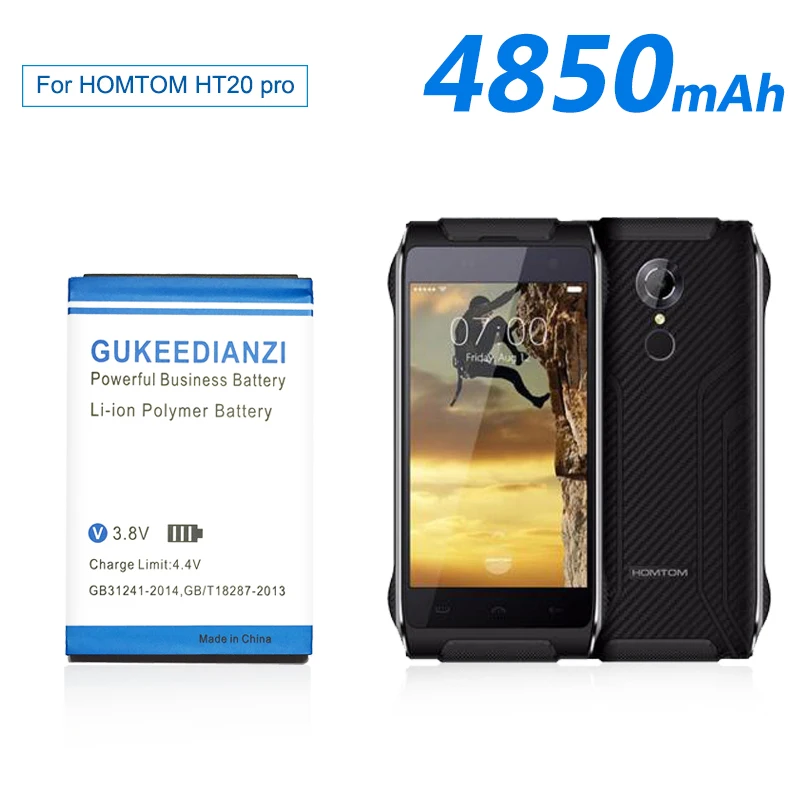 4850 мАч Высокая емкость батареи для HOMTOM HT20/HT20 Pro запасные батареи для сотового телефона