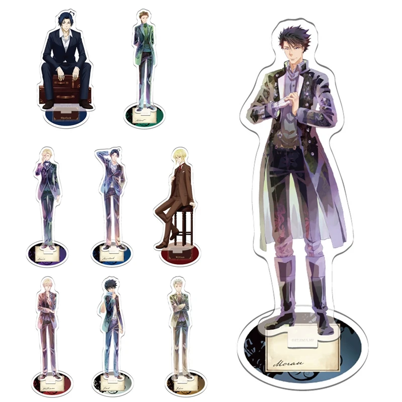 Anime Moriarty The Patriot Acrylic Stand William James Sebastia Cosplay Figures Model Plate Desktop Decor Fans Gift | Канцтовары для