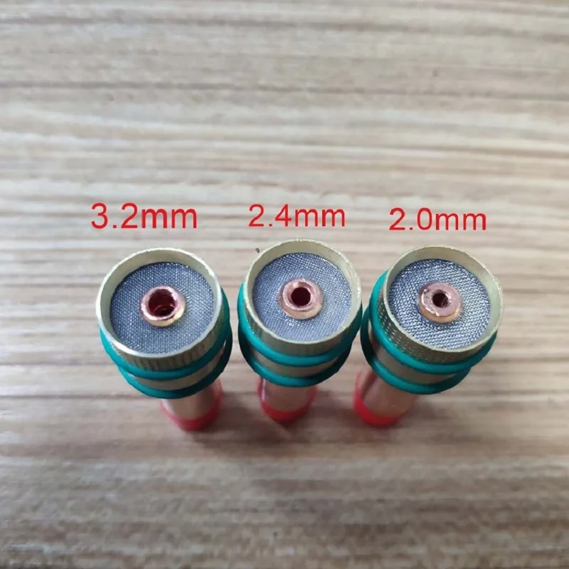 

5 set TIG Welding Torch Collet Gas Lens Pyrex Glass Cup Kit for WP-17/18/26 TIG Welding Torch For Welders