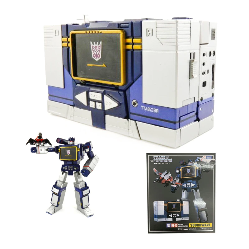 TAKARA TOMY преобразования MP13 автомобиля металлические части 28 см SOUNDWAVE с принтом