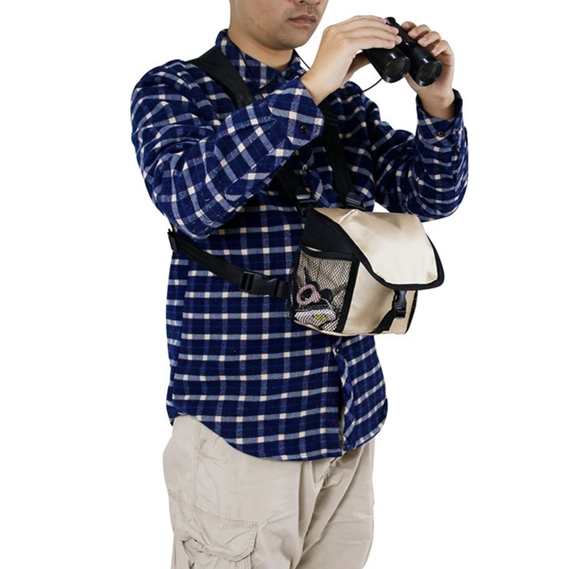 

Binocular Telescope Storage Chest Bag Portable Compact Shock-Absorbing Multifunction Soft Bag Outdoor Camping Sports