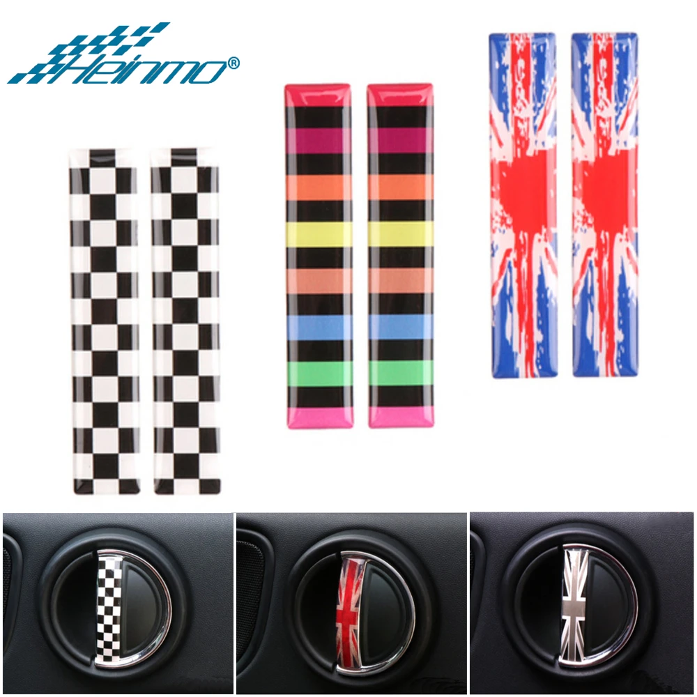 Для MINI Cooper F60 F56 F55 F57 Автомобильный Интерьер Передняя вытяжная дверная ручка наклейка для MINI Clubman F54 стильные украшения Аксессуары