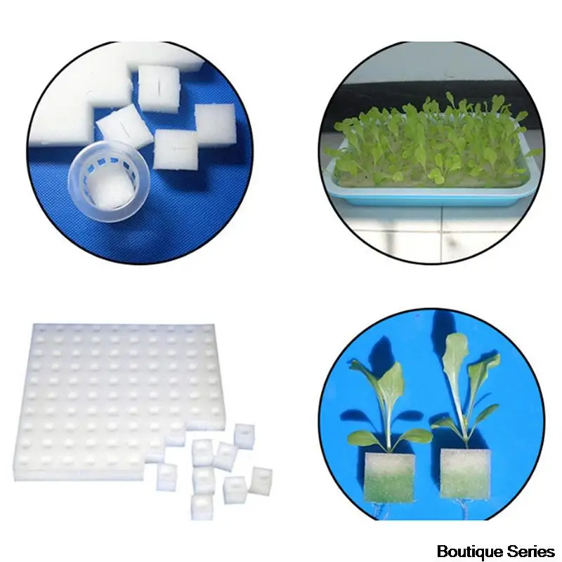 

100 Pcs Soilless Hydroponic Vegetables Nursery Pots Nursery Sponge Culture