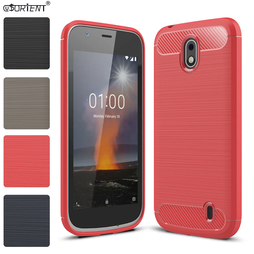 Чехол для Nokia 1 мягкий силиконовый чехол бампер из ТПУ Nokia1 TA 1047 1056 1060 ударопрочный