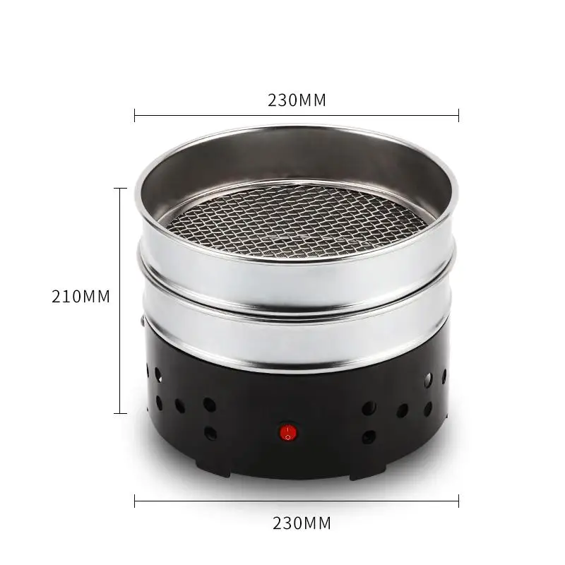 

110V/220V Household Small Coffee Roaster High Suction Stainless Steel Coffee Bean Cooler Coffee Bean Cooling Plate With Filter
