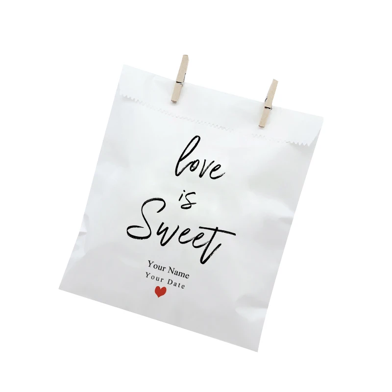 

customed 10x15cm candy paper bags 175PCS