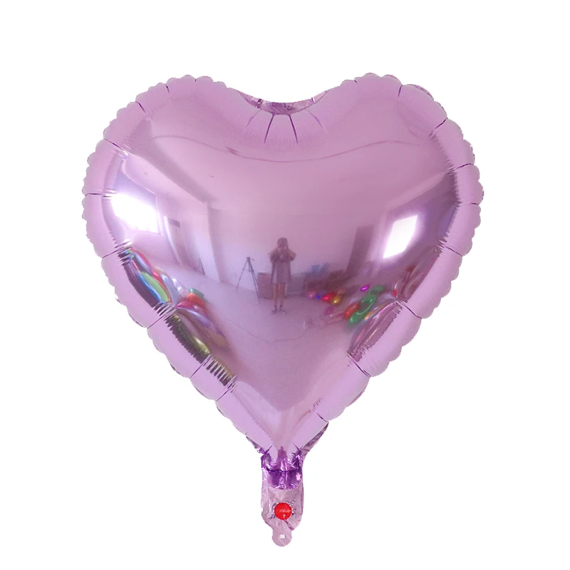 12 шт. 18 дюймов романтическое сердце жемчуг розовый гелий Фольга воздушные шары