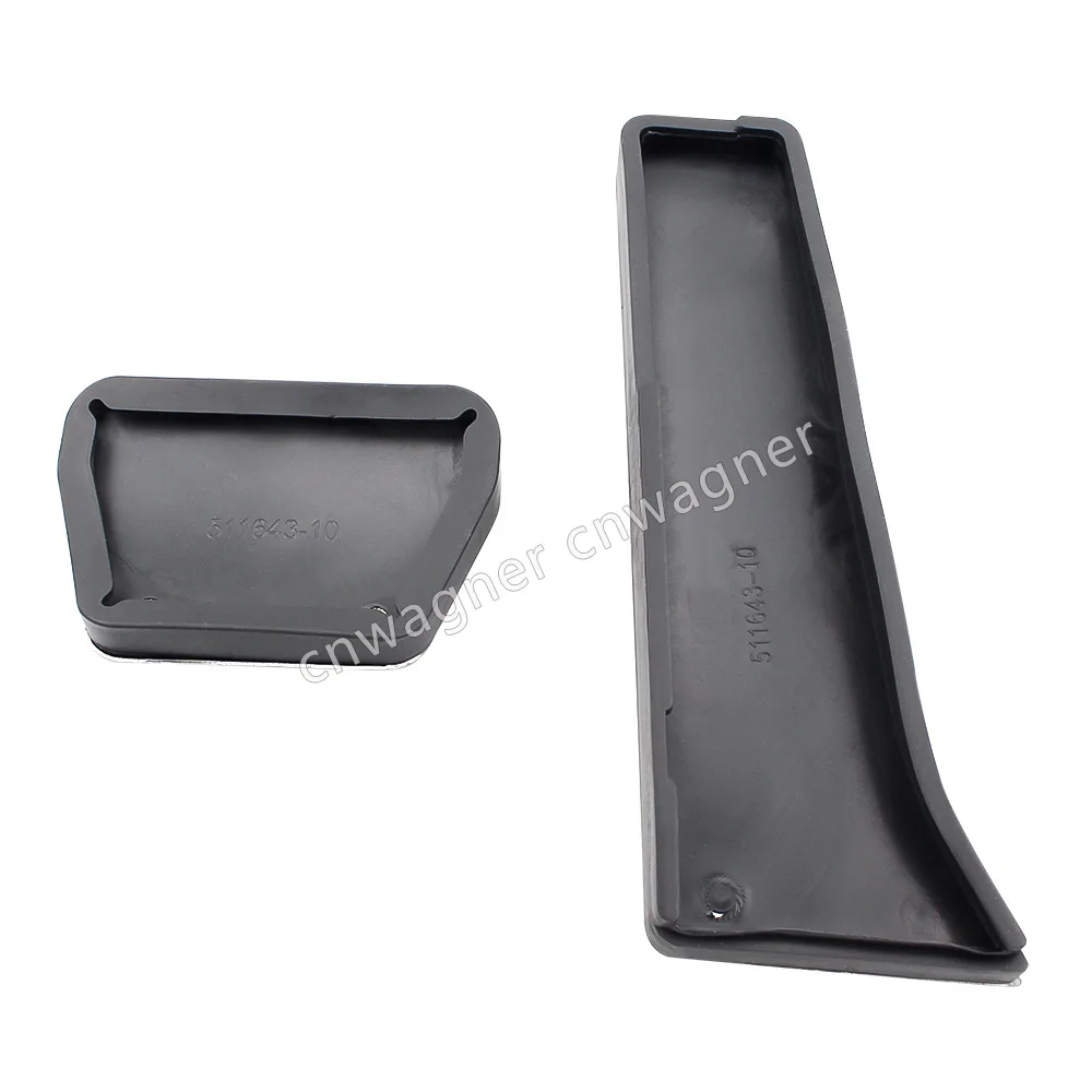 Stainless Steel Pedal Pad MT/AT for BMW All Series - CNWAGNER (E46 E60 E61 E63 E64 E65 E66 E67 E87 E88 E90 E91 E92 E93 X5 E53 E70) image 2