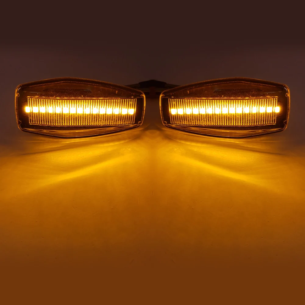 Автомобильный светодиодный динамический поворотный сигнал боковой габаритный