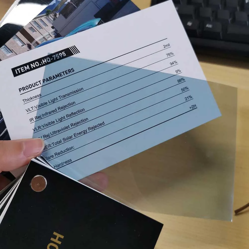 HOHOFILM 75%VLT 2 мил рулонная оконная пленка светло-голубая 95% УФ-защита оттенка окон