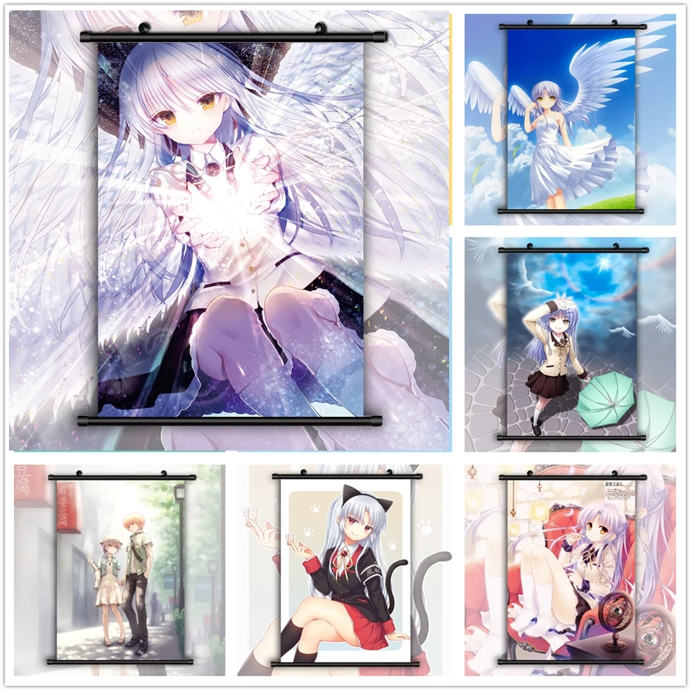 Настенный постер с изображением ангела бита Тачибана Канада Аниме Манга