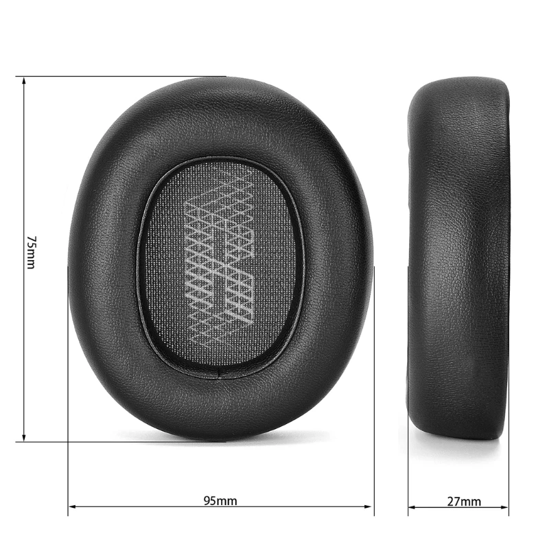 

H7JA 2 шт. кожаные подушки, губчатые амбушюры, совместимые с JBL E65BTNC Duet NC LIVE650 660 BTNC, гарнитуры, накладки из пены с эффектом памяти