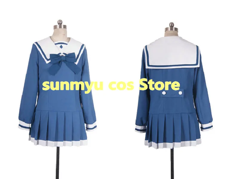 

Школьная Униформа Nagi no Asu kara Girl, костюм для косплея, размер на заказ, Хэллоуин, оптовая продажа, хорошее качество