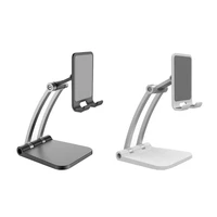 universal metal non slip adjustable angle desktop tablet holder table cellphone foldable stand support for mobile phone