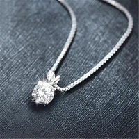 exquisite crystal rhinestones necklace women jewelry lady ornaments girl gift trendy clavicle chain pendants necklace