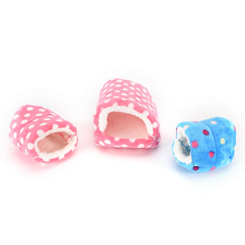 

Little Pet Cute Soft Plush Nest Squirrel Hamster Cotton Bed Small Pet Warm House Comfortable Small Animal Room