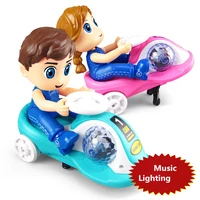 electric swing car rotating stunt bicycle music light baby toy children gift