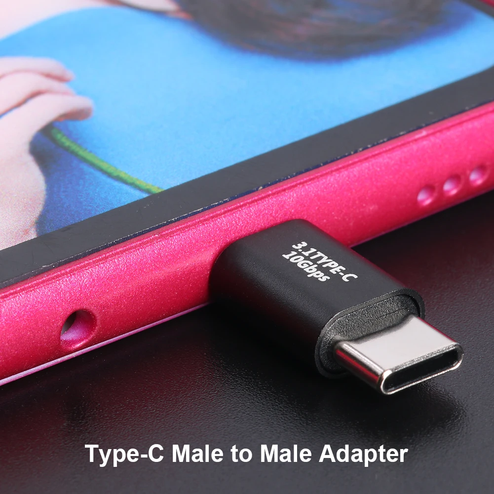 

10Gbps 100W PD Type C to Type C Fast Charging Converter USB C to USB C Adapter Extension Converter Adapter Coupler
