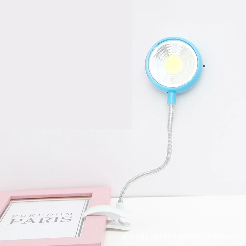 

Bed Lamp With Clamp Reading Book Lover Accessories Mini Light Room Decoration Battery Desk LED Bedside Table For Home Bedroom
