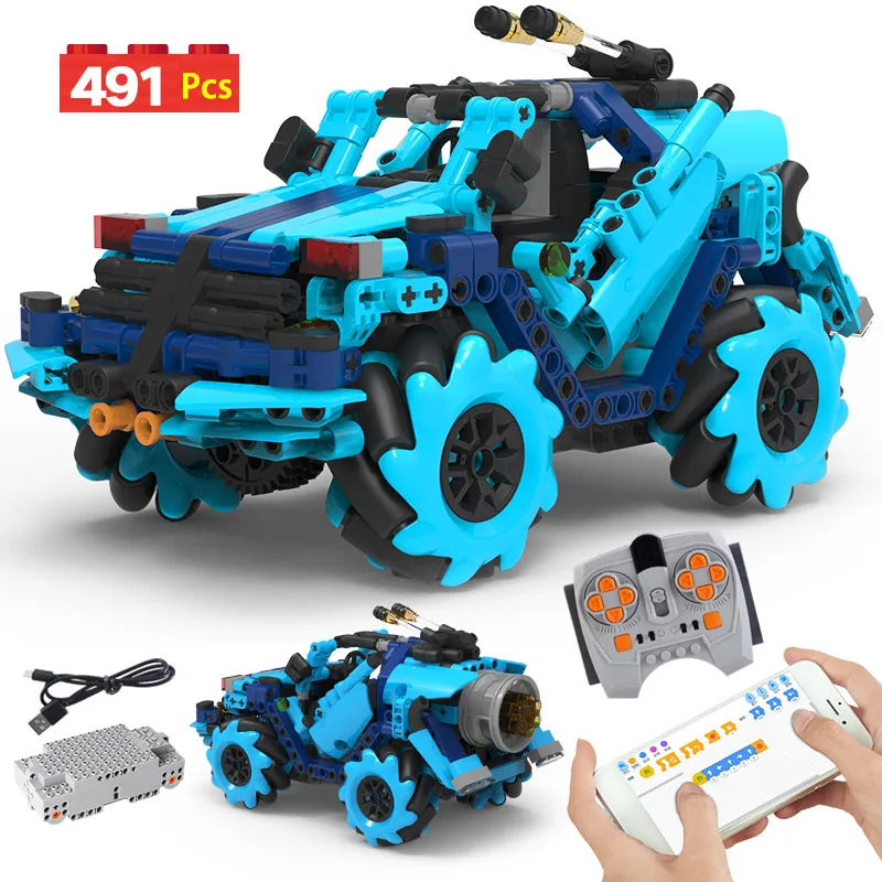 

Городской электрический автомобиль с дистанционным управлением MOC, строительные блоки, приложение на радиоуправлении, гоночный автомобиль, программируемые блоки, игрушки для детей