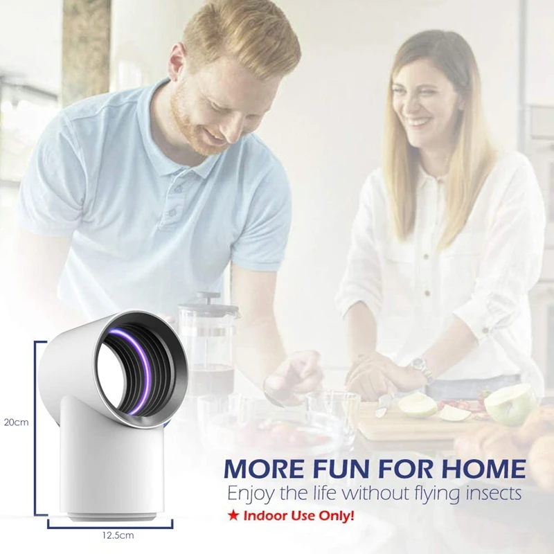 

Indoor Trap Electric Insect Killer Bug Zapper for Mosquito, Fly,Fruit Flies, UV Lights Control Safe for Pet Humans