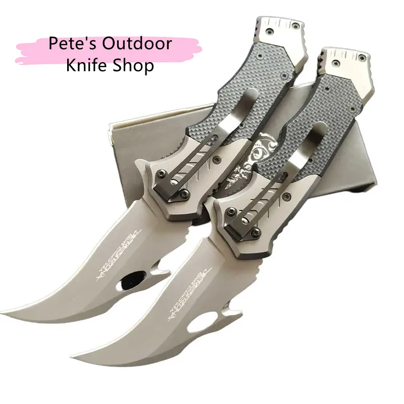 

Olecranon Folding Scimitar, G10 Handle High-Feng Steel Tactical Outdoor Camping Mountaineering Survival EDC Tool， CLAW SCIMITAR