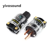 yivosound audio grade diy i e c connector high performance 15a 125v us ac power plug