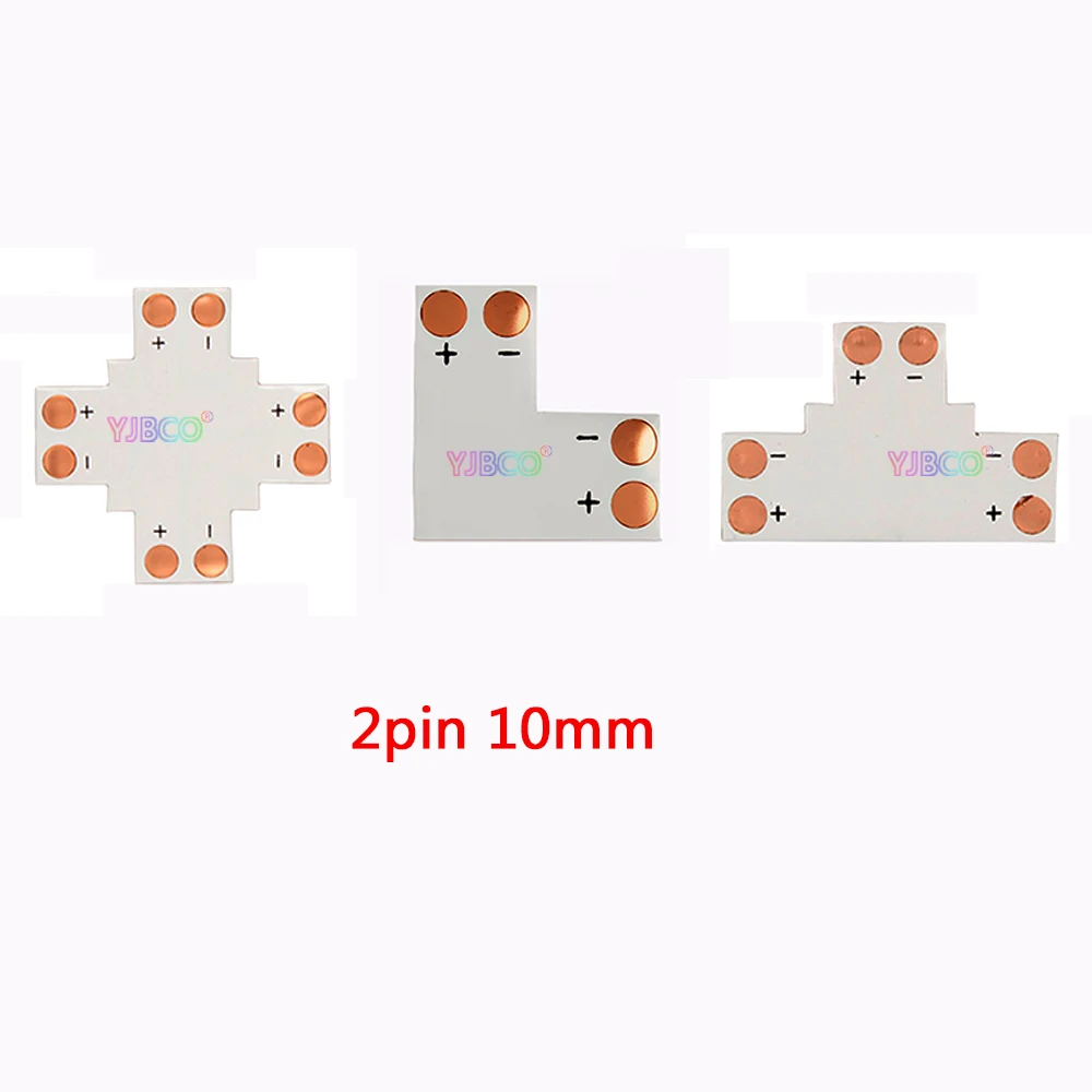 5 шт 2Pin 3Pin 4Pin 8 мм 10 L/T/X форма FPC Бесплатный сварочный адаптер светодиодный разъем