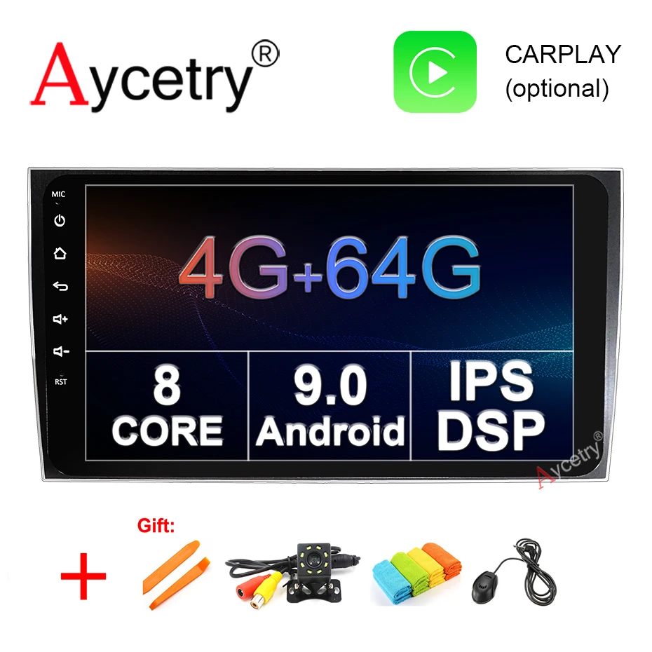 9 ''4G+ 64G 8 ядерный Android 9,0 2 Din Автомобильный мультимедийный плеер dvd gps для Porsche Cayenne 2003-2010 Cayenne GTS Автомагнитола DAB obd2