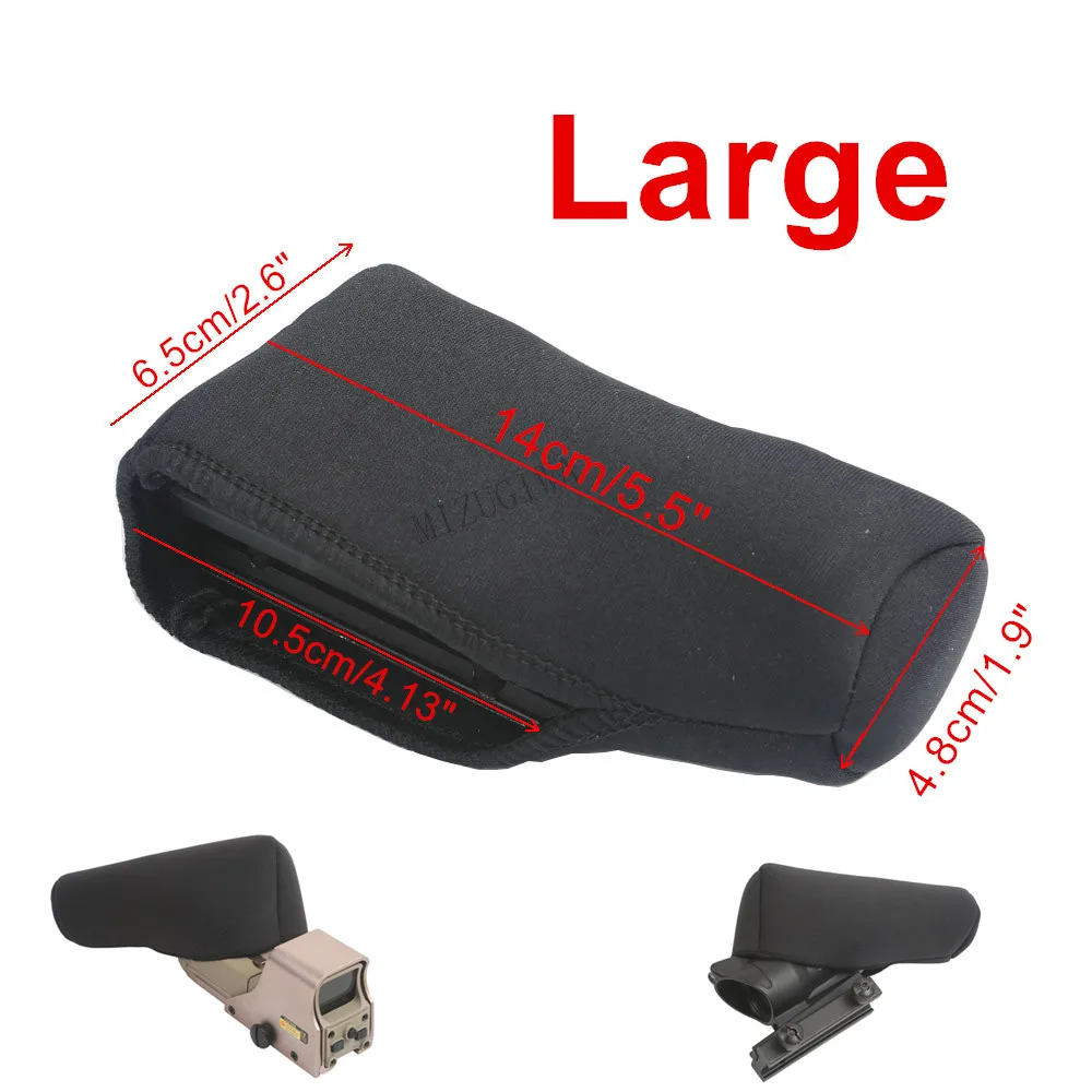 Крышка для прицела Защитная крышка из Неопрена черный чехол 4 7x2 6 дюйма Чехлы