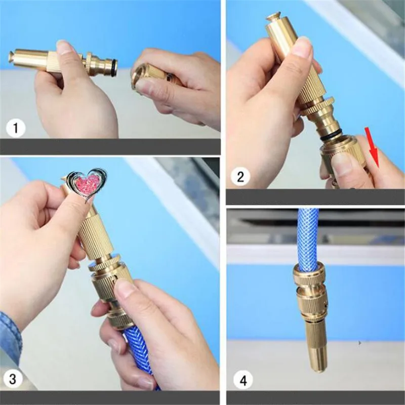 Набор Фитингов Для водяного пистолета высокого давления медный быстроразъемный