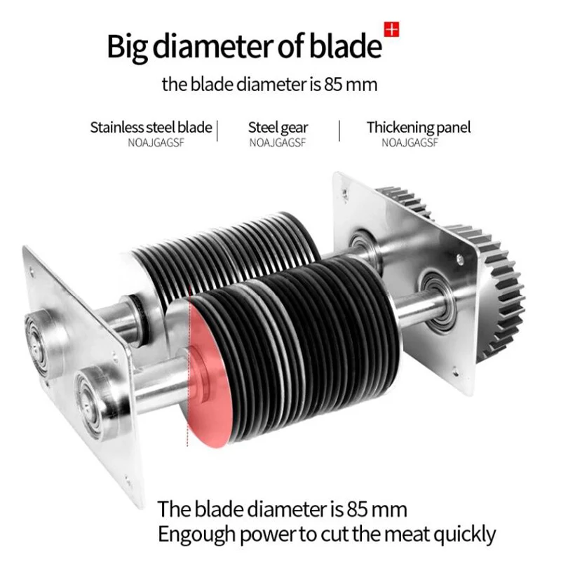 Коммерческая мясорезка быстрая электрическая ломтерезка полностью