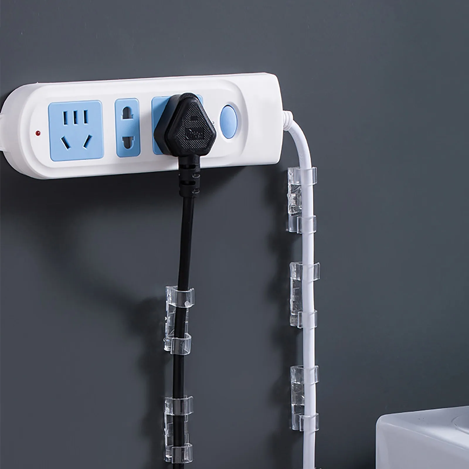 Desktop Manager The Metope Of Wire And Cable Clamp Viscose Fixed 20pcs Mini Usb Charging Data Line Bobbin Winder | Дом и сад